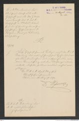 k.k. naturhistorisches Hofmuseum, Intendanzakten 1885-1896 (Hauer), Aktenzahl Z.561/1892, Seite 1